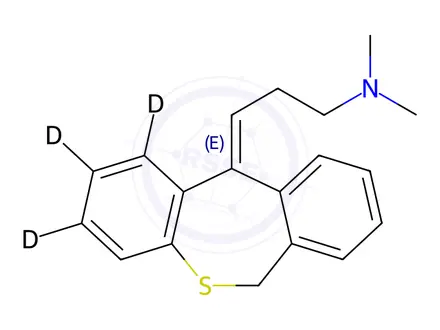 Chemical structure of Dothiepin-d3