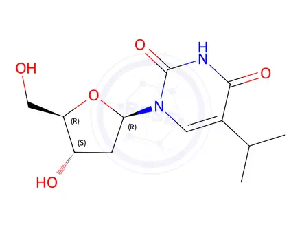Chemical structure of epervudine