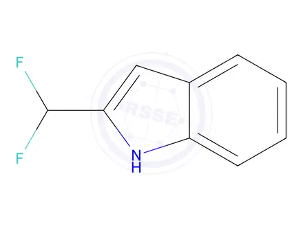 Chemical structure of 2-(Difluoromethyl)-1H-indole