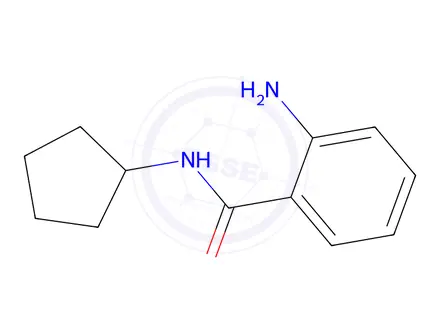Chemical structure of 2-amino-N-cyclopentylbenzamide
