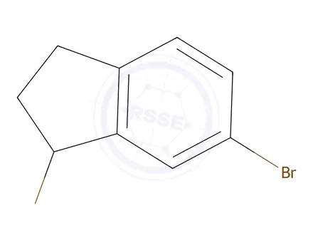 Chemical structure of 1,6-Dibromo-2,3-dihydro-1H-indene