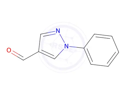 Chemical structure of 1-Phenyl-1H-pyrazole-4-carboxaldehyde