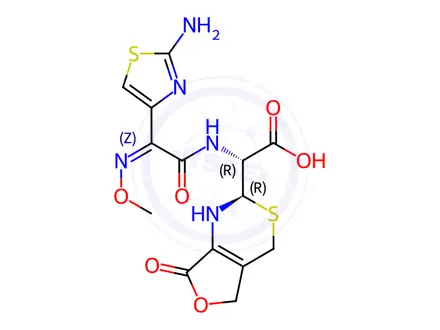 Chemical structure of Cefodizime Impurity 36