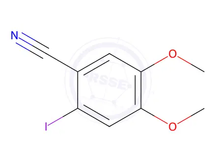 Chemical structure of 2-Iodo-4,5-dimethoxybenzonitrile