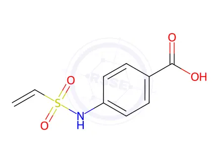 Chemical structure of 4-(Vinylsulfonamido)benzoic acid