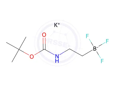 Chemical structure of Potassium (2-((tert-butoxycarbonyl)amino)ethyl)trifluoroborate