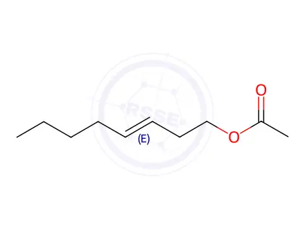 Chemical structure of (E)-3-Octen-1-ol acetate