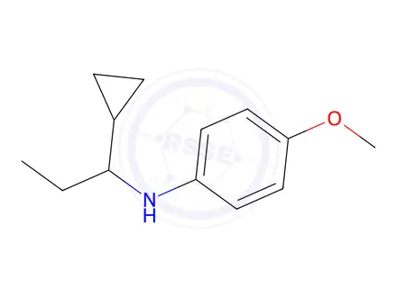Chemical structure of N-(1-Cyclopropylpropyl)-4-methoxyaniline