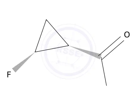 Chemical structure of (1R,2R)-2-fluorocyclopropane-1-carboxamide