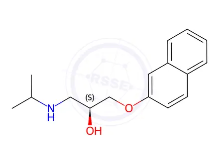 Chemical structure of Propranolol Impurity 65