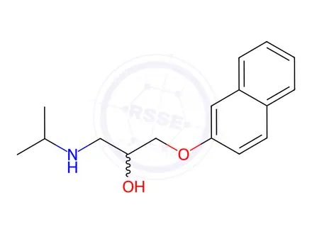 Chemical structure of Propranolol Impurity 16