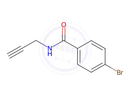 Chemical structure of 4-Bromo-n-(prop-2-ynyl)benzamide