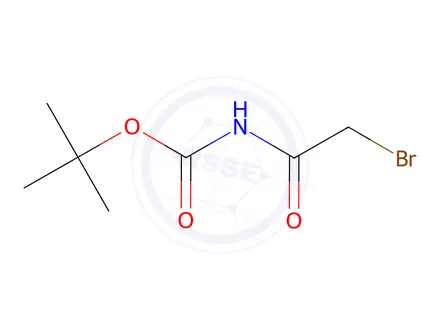 Chemical structure of tert-Butyl N-(2-bromoacetyl)carbamate