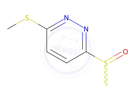 Chemical structure of 3-METHANESULFINYL-6-METHYLSULFANYL-PYRIDAZINE