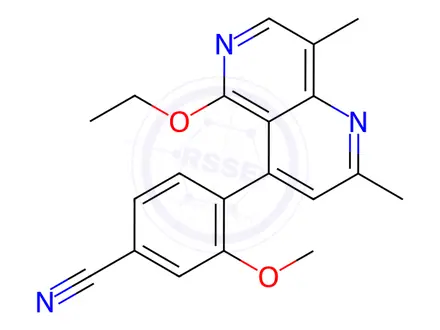 Chemical structure of Finerenone Impurity 396