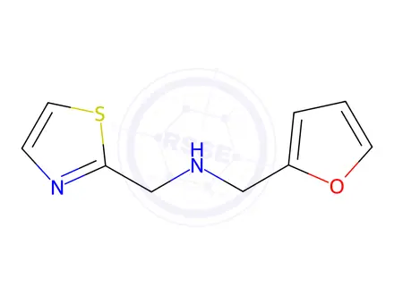 Chemical structure of (2-Furylmethyl)(1,3-thiazol-2-ylmethyl)amine dihydrochloride