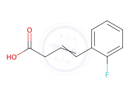 Chemical structure of 4-(2-Fluorophenyl)but-3-enoic acid