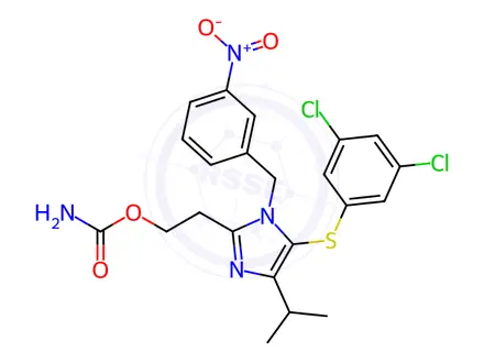 Chemical structure of Capravirine Impurity 73