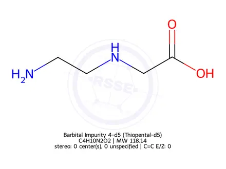Chemical structure of Glycine Impurity 116