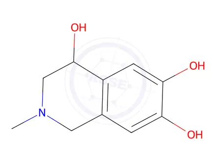 Chemical structure of 2-Methyl-1,2,3,4-tetrahydroisoquinoline-4,6,7-triol