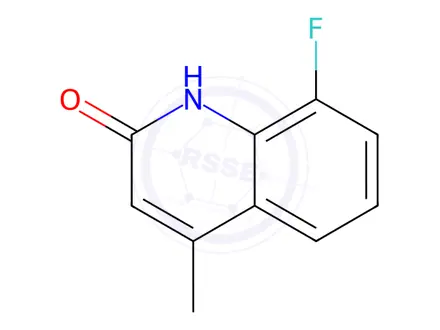 Chemical structure of 8-Fluoro-4-methyl-1H-quinolin-2-one