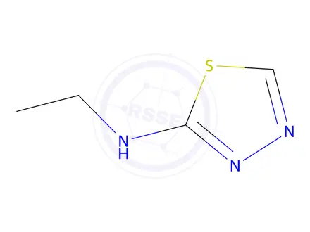 Chemical structure of 2-(ETHYLAMINO)-1,3,4-THIADIAZOLE