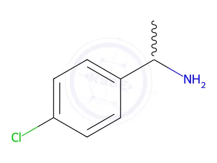 Chemical structure of 1-(4-Chlorophenyl)ethylamine