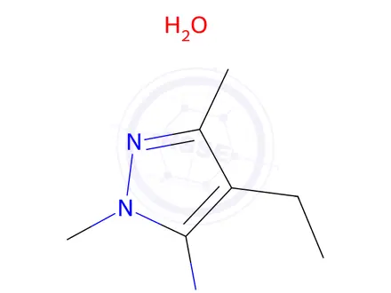 Chemical structure of 4-Ethyl-1,3-dimethyl-1H-pyrazol-5-amine hydrate