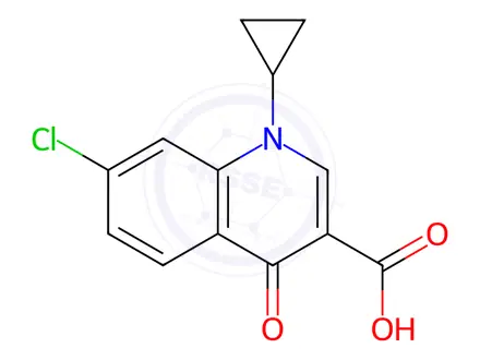 Chemical structure of Ciprofloxacin Impurity 64
