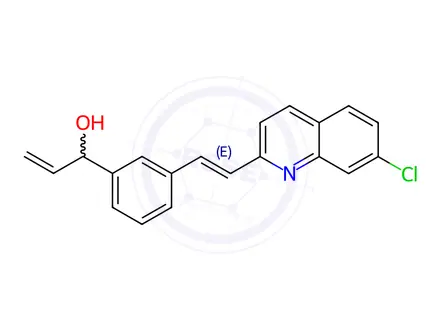 Chemical structure of (E)-1-[3-[2-(7-Chloro-2-quinolinyl)ethenyl]phenyl]-2-propen-1-ol