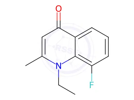 Chemical structure of 1-Ethyl-8-fluoro-2-methylquinolin-4(1H)-one