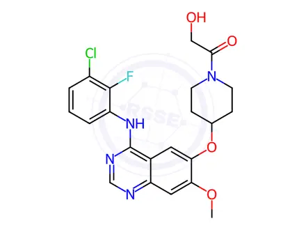 Chemical structure of Sapitinib Impurity 76
