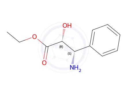 Chemical structure of (2R,3S)-3-Phenylisoserine Ethyl Ester