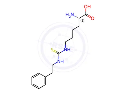Chemical structure of N6-{[(2-Phenylethyl)amino]carbonothioyl}lysine (PEITC-Lys)