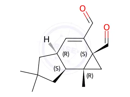 Chemical structure of Isovelleral