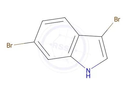 Chemical structure of 3,6-Dibromo-1H-indole