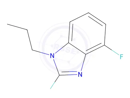 Chemical structure of 2,4-difluoro-1-propyl-1H-1,3-benzodiazole