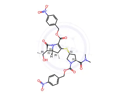 Chemical structure of Protected meropenem