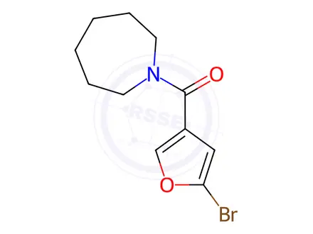 Chemical structure of Azepan-1-yl(5-bromofuran-3-yl)methanone