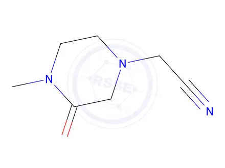 Chemical structure of 2-(4-Methyl-3-oxopiperazin-1-yl)acetonitrile