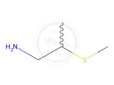 Chemical structure of 2-(methylsulfanyl)propan-1-amine