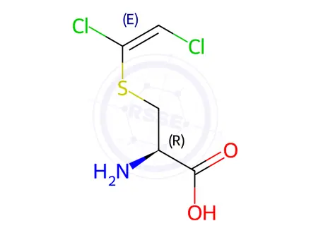 Chemical structure of S-(1,2-Dichlorovinyl)-Cysteine
