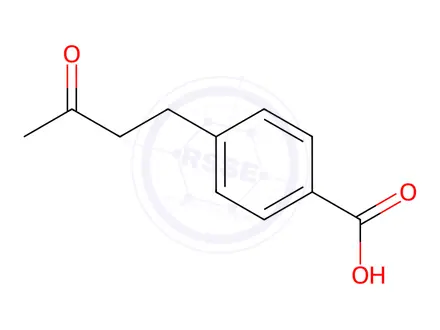 Chemical structure of 4-(3-Oxobutyl)benzoic acid