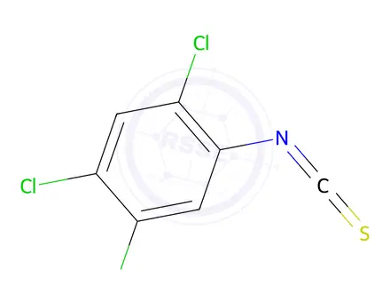 Chemical structure of 2,4,5-Trichlorophenyl Isothiocyanate