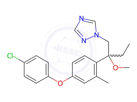 Chemical structure of Ipfentrifluconazole Impurity 141