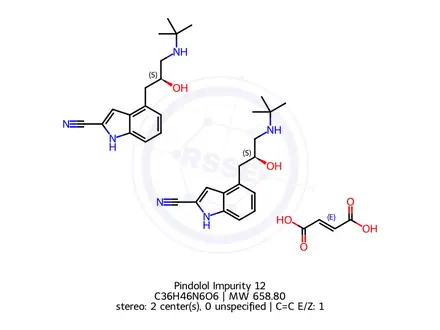 Chemical structure of Pindolol Impurity 12