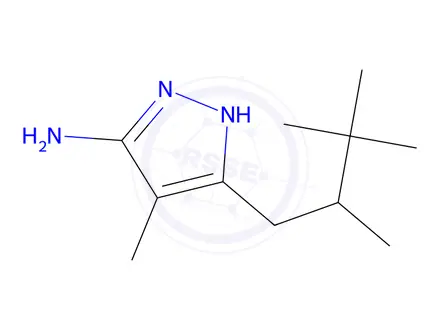 Chemical structure of 4-Methyl-3-(2,3,3-trimethylbutyl)-1h-pyrazol-5-amine