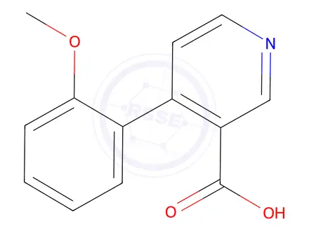 Chemical structure of 4-(2-Methoxyphenyl)nicotinic acid
