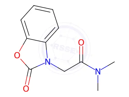 Chemical structure of N,N-dimethyl-2-(2-oxobenzo[d]oxazol-3(2H)-yl)acetamide