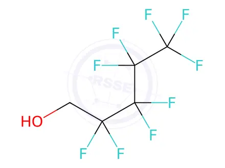 Chemical structure of 1H,1H-Nonafluoropentan-1-ol